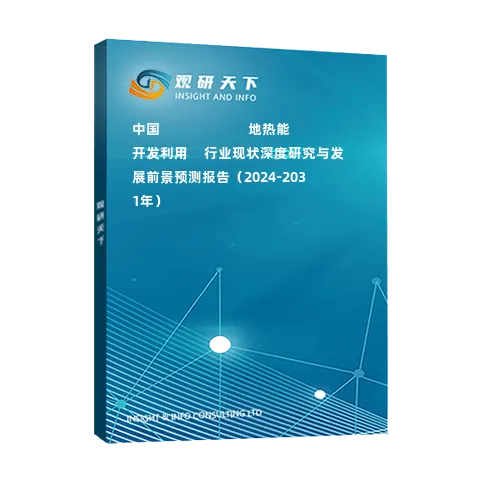 中國(guó)???????????地?zé)崮荛_(kāi)發(fā)利用??行業(yè)現(xiàn)狀深度研究與發(fā)展前景預(yù)測(cè)報(bào)告（2024-2031年）